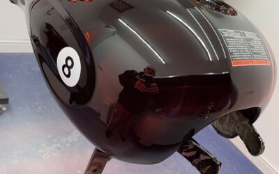 Custom Painted Bike Tank