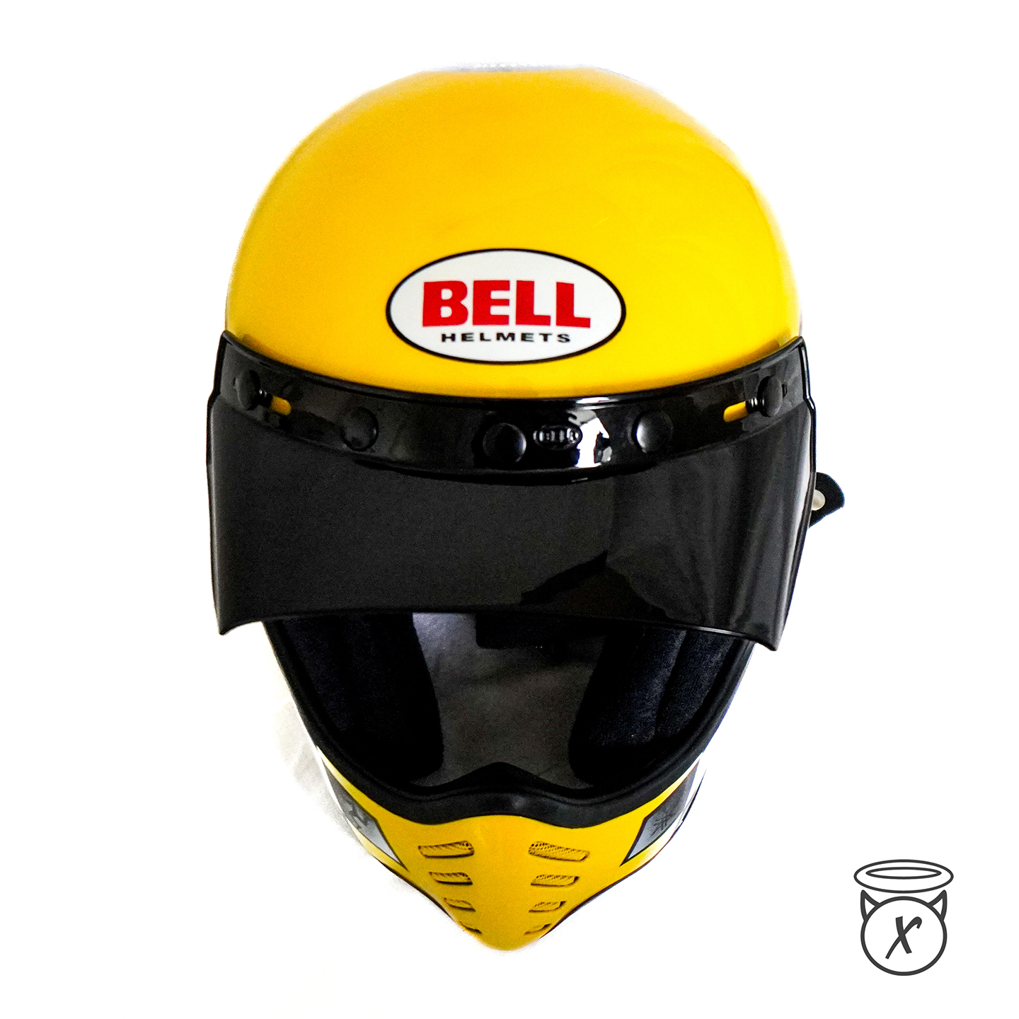Yellow Casco Bell 3r Moto-3 Bell Helmets