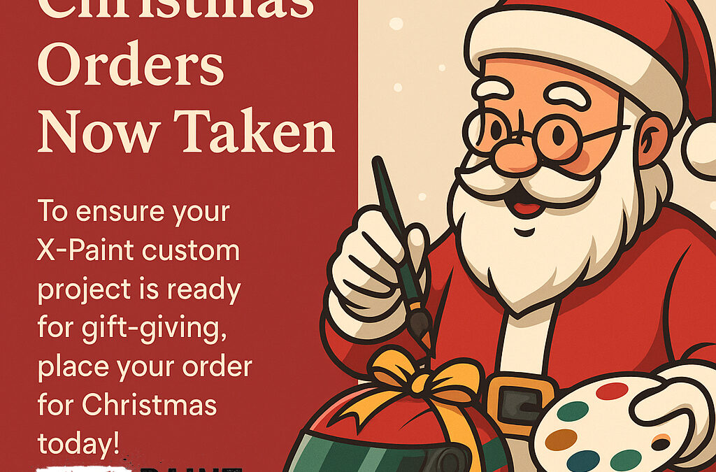 Christmas helmet paint 2025