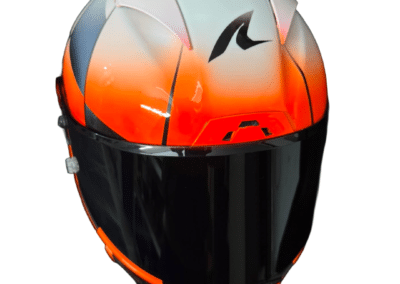 Custom Shark Race-R Pro motorcycle helmet, three colour design by X-Paint