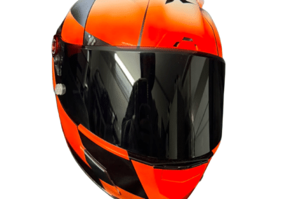 Shark Race-R Pro trackday lid, three colour custom paint by X-Paint