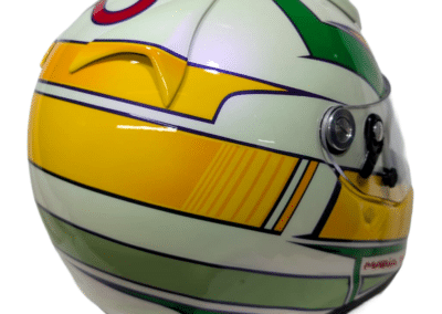 custom painted arai helmet