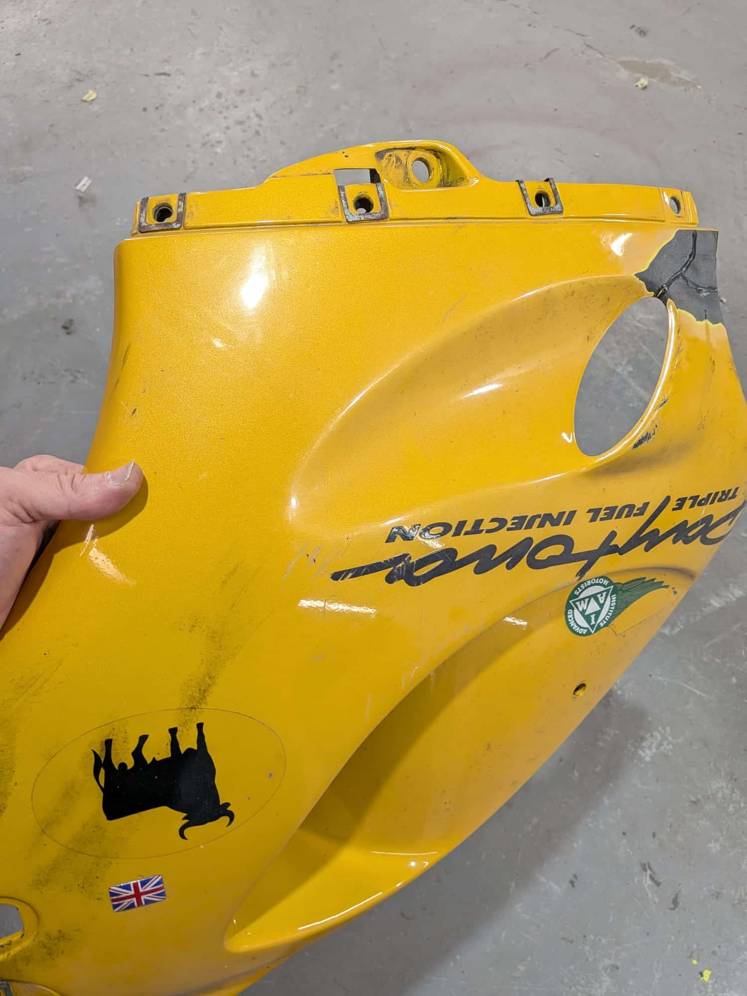 repair panel for a triumph