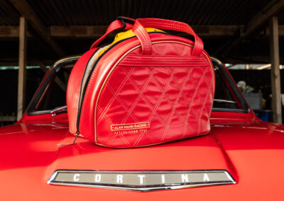 leather helmet bag
